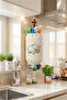 Bag Organizer "Of Inner Me Is Full" Elephant Patterned Canvas Fabric Bag Organizer Storage Bag - 3
