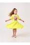 Girl's Short Sleeve Lycra Combed Cotton Printed Dress - 6