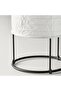 STRANDAD Table lamp, white/black, 29 cm - 4