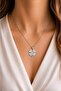 Stainless Steel Luck Symbol Four Leaf Clover Necklace - 3
