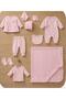 Baby Muslin Set 100% Organic Cotton Newborn 10-Piece Hospital Discharge Set