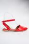 Red Women's Ballerina Flats D726226209 - 4