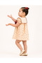 Baby Girl Crispy Floral Patterned Baby Collar Summer Dress Natural Fabric - 8