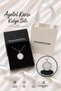 Hediye Konspet Ayetel Kürsi Necklace Set-Unisex Steel Engraved Necklace- Gift Set for Women Men Mother Lover - 2