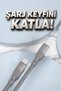 Şarj Kablosu Type-C to Type-C Data Kablo U18 Gri - 4