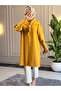 6435 - Comfortable Buttoned Shawl Detailed Long Women's Viva Cap - 2