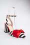 Black/White/Red Women's Heeled Shoes D654270704 - 2
