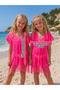 Bysen Double Set Girl's Beach Dress Pareo Dress - 5