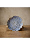 Rose Premium Hand Decorated Decorative Porcelain Plate 21 cm Blue