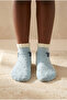 Children's Polka Dot Step Socks Blue - 2