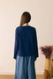 Cotton Long Sleeve T-Shirt Navy Blue - 7