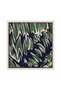 Nilsu Patterned Green Twill Silk Scarf