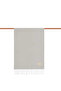 Gray Cream Double Sided Winter Shawl - 3
