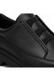 Charcoal Full Black Leather Elastic Men's Shoes - Laceless Practical Easy-To-Clean Comfortable Casual Sports Shoes Kb 703 - 4