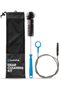 Gear Cleaning Kit, 2-Piece Brush Set with Nylon Storage Bag, Flexible Tube Brush for Reservoir Tubes & Valves, Durable Bristle Brush for Caps & Hard-to-Reach Areas for Hydration Gear Maintenance