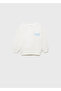 Patterned cotton sweatshirt
