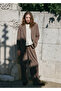 Checkered Wide-Leg Fabric Pants - 2