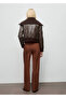 Straight cut trousers with sewing detail - 4