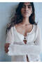 Buttoned Crochet Cardigan - 6