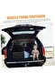 Foldable Felt Car Trunk Organizer,Portable Storage Bag with Strong Strap for Groceries and Gear - 7