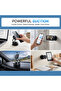 Cat-Cot Vacuum Adsorption Magnetic Car Mount - Universal Dashboard & Windshield Phone Holder with 360° Rotation, Strong Magnet Force & Multi-Directional Folding Stand for Smartphones - Matte Black - 5