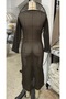 Leather N Collar Detail P Cotton U Dress - 4