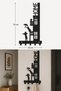 Metal Luxury Violin Playing Key Ring Decorative Written Hanging Organizer Keychain Door Entryway | |   Both Table and Key Holder, Door Entrance Modern Decoration, Key Hanger, Key Organizer, Entrance Hall Decor - 2