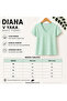 DIANA V Yaka Basic Tişört - 6