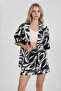 Patterned Casual Jacket