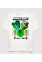 M6610492 Minecraft Printed Boys' T-Shirt White - 4