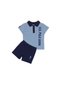 Baby Boy Short Sleeve T-Shirt Set of 2 - Bebe Indigo - 2