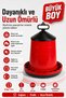 3 Pieces 12 kg Hanging Chicken Feeder 12 Lt Plastic Winged Feeder for Chicken Chicks Turkey Goose Duck Pigeon - 6