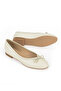 , Women's Genuine Leather Ballet Flats 1611030Z2650 Beige - 6