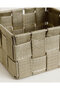 Shine Basket 14X14X7.5 cm Dark Beige - 3