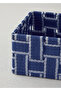Shine basket 14x14x7 cm navy blue - 2