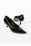 Salia Black Patent Leather Heeled Women's Shoes - 3