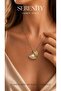 Oyster Motif Pearl Stone Steel Necklace - 2