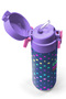 Kids Navy Blue Polka Dot Patterned Straw and Direct Drinking Steel Thermos 500 ml 31872 - 3