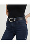 Women's Belt Buckle Bridge Detailed Casual 2.8 cm - 2