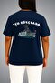 Oversize Tcg Gökçeada Cruise Themed Pocket and Back Printed Unisex T-Shirt - 4