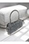 Silver Stoned Women's Evening Dress Bag