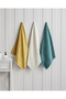 Border Check Cotton Bath Towel 70X140 cm Petrol - 5
