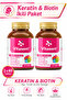 Keratin & Biotin Dual Pack – Supplement to Support Hair, Nail, and Skin Health