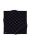 100% twill silk monogram patterned black - gray colored 90x90 scarf sewing method: hand stitching - 8