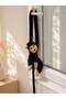Cute Plush Monkey, 90 cm Black, with Hands That Can Be Attached Together - 2