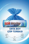 Orta Boy Çöp Torbası 55x60cm 15 Li