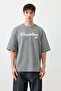 Oversize Printed T-Shirt Smoked - 2