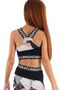 Modern Romance Geometric Patterned Girl's Sports Crop Tank Top - 2