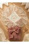 Velvet Baby Girl Blanket with Lace, Swaddle, Hospital Release, Newborn Gift, Made from 100% Natural Cotton