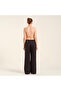 Marmara Black Lyocell Linen Trousers - 3